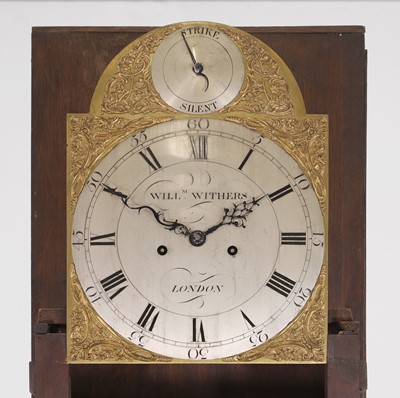 Lot 367 - A George III mahogany longcase clock