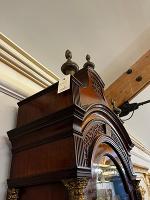 Lot 367 - A George III mahogany longcase clock