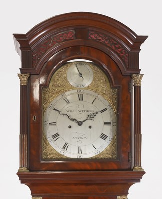 Lot 367 - A George III mahogany longcase clock