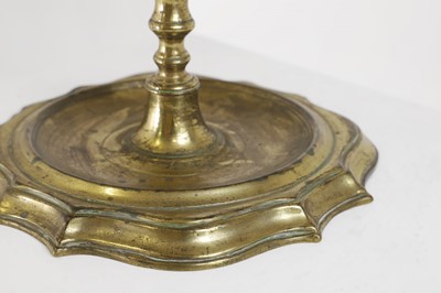 Lot 387 - A gilt-brass bouillotte lamp