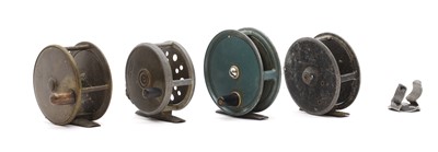 Lot 163 - A group of four fly fishing reels