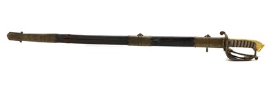 Lot 113 - A Royal Naval Officer's sword