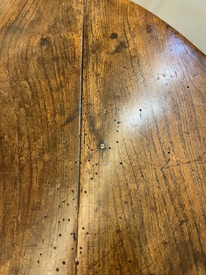 Lot 56 - A George III elm cricket table