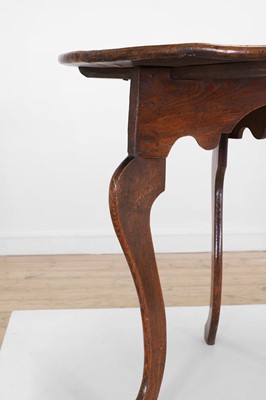 Lot 56 - A George III elm cricket table