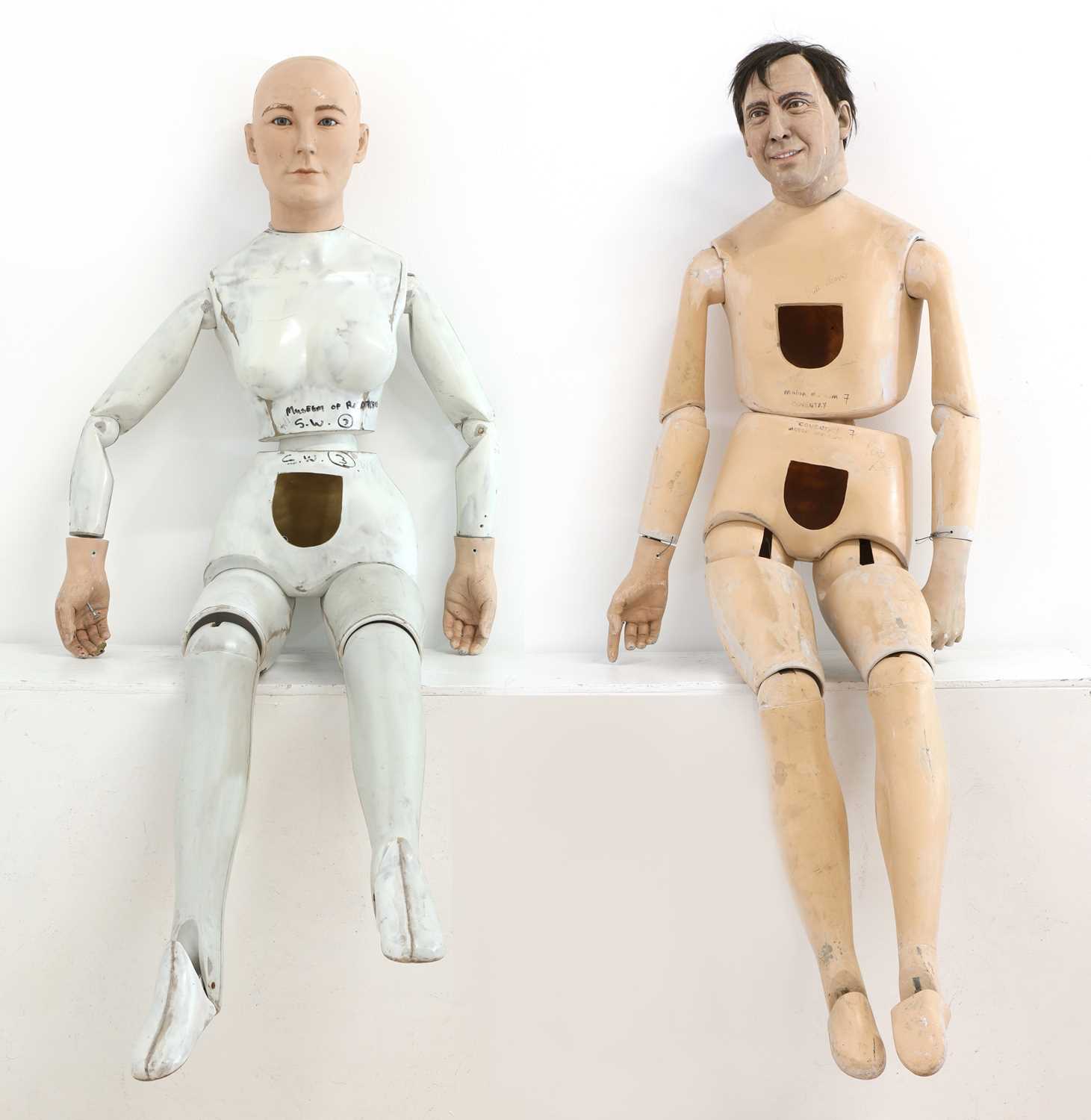 Lot 252 - A pair of crash-test dummies