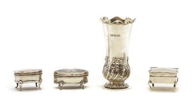 Lot 48 - A collection of silver items