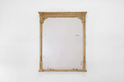 Lot 440 - A carved giltwood and gesso overmantel mirror
