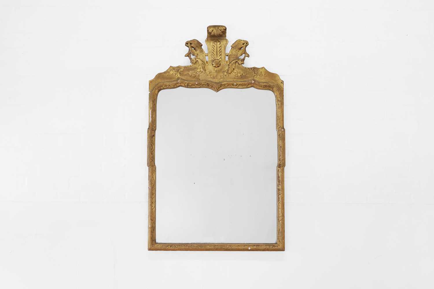Lot 33 - A George I-style gilt-gesso pier mirror
