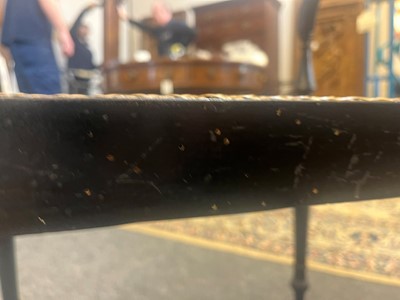 Lot 55 - A set of four Regency-style elbow chairs