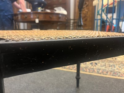 Lot 55 - A set of four Regency-style elbow chairs