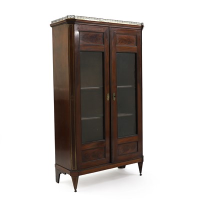 Lot 383 - An Empire style mahogany bookcase