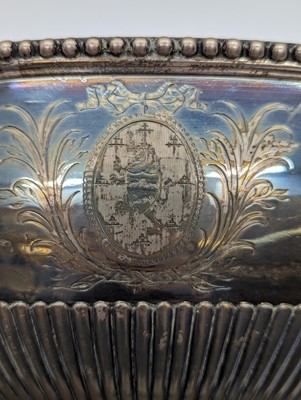 Lot 5 - A George III silver tureen and cover