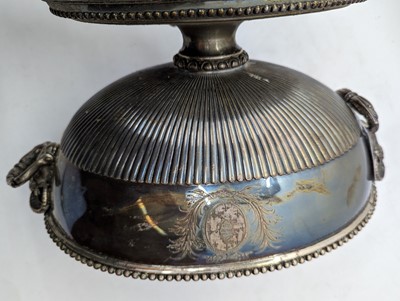 Lot 5 - A George III silver tureen and cover