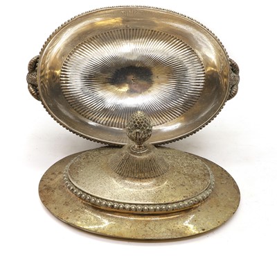 Lot 5 - A George III silver tureen and cover