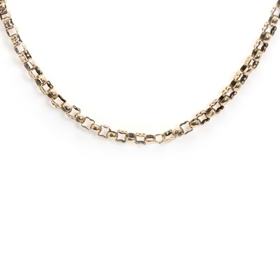 Lot 348 - An antique rose gold chain