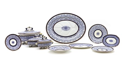 Lot 123 - A extensive Royal Worcester 'Royal Lily' dinner service
