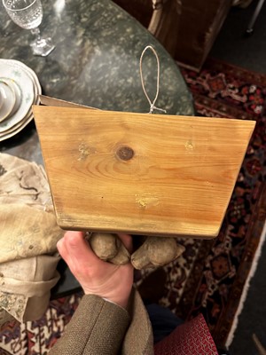 Lot 74 - A pair of Gothic Revival carved wooden corbels