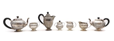 Lot 75 - An Iranian silver tea service