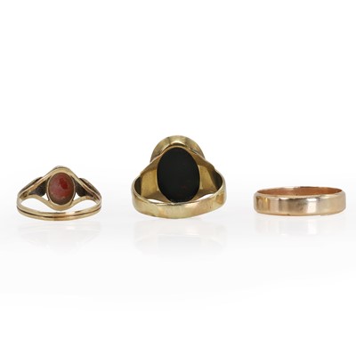 Lot 229 - A group of three rings