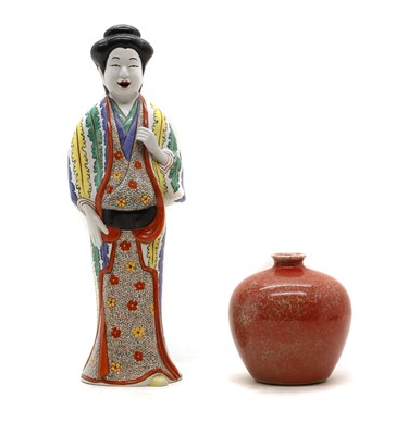 Lot 70 - A Japanese porcelain figure
