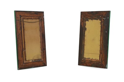 Lot 27 - A pair of fairground wagon mirrored panels, attributed to George Orton
