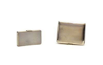 Lot 22 - An Art Deco enamelled silver cigarette case