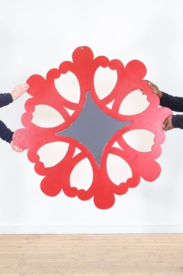 Lot 46 - A large Hollywood Regency giltwood mirror