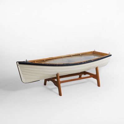 Lot 241 - A rowing boat coffee table