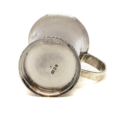 Lot 55 - A silver mug
