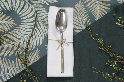 Lot 233 - A Queen Anne silver marrow spoon
