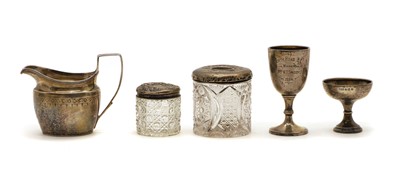Lot 24 - A group of silver item