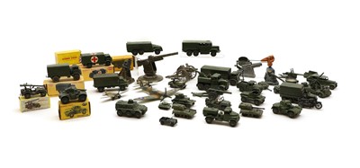 Lot 245 - A collection of Dinky diecast military vehicles