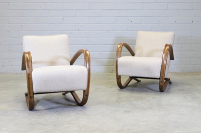 Lot 82 - A pair of 'H269' bentwood armchairs