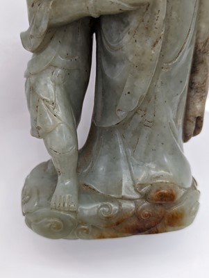 Lot 58 - A Chinese jade group