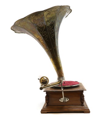 Lot 213 - A HMV style gramophone