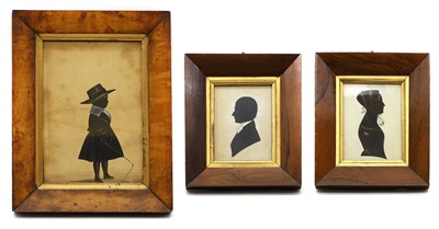 Lot 228 - Three Victorian silhouettes