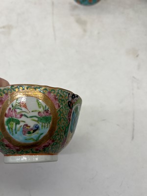 Lot 71 - A collection of Chinese Canton famille rose