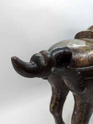 Lot 67 - A large Chinese bronze horse