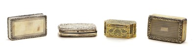 Lot 6 - A group of four silver boxes