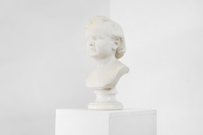 Lot 154 - A white marble bust