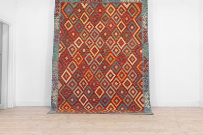 Lot 376 - A kilim flat-weave rug