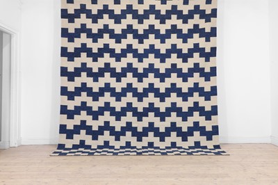 Lot A contemporary flat-weave carpet