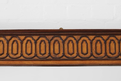 Lot 72 - A Gothic Revival maple mirror