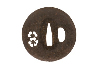 Lot 133 - A Japanese Tosho School iron tsuba