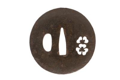 Lot 133 - A Japanese Tosho School iron tsuba