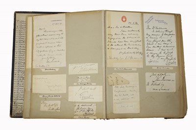 Lot 71 - Two autograph albums (19th and early 20th century)