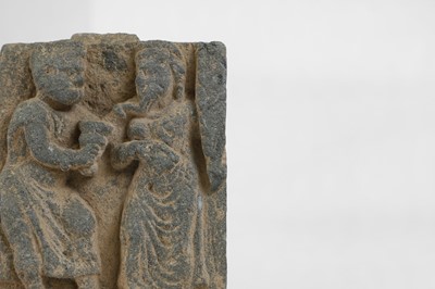 Lot 91 - A Gandaran schist frieze fragment