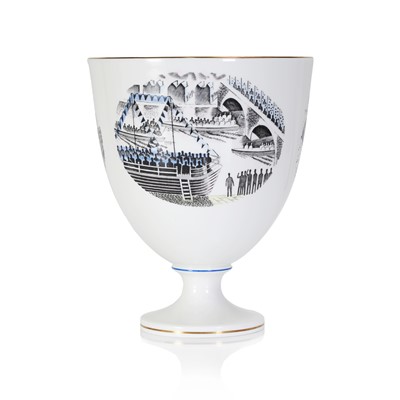Lot 144 - A Wedgwood 'Boat Race' vase