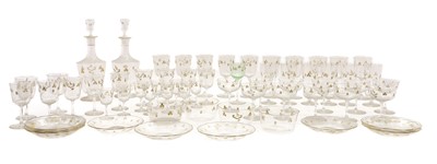Lot 158 - A suite of armorial drinking glasses