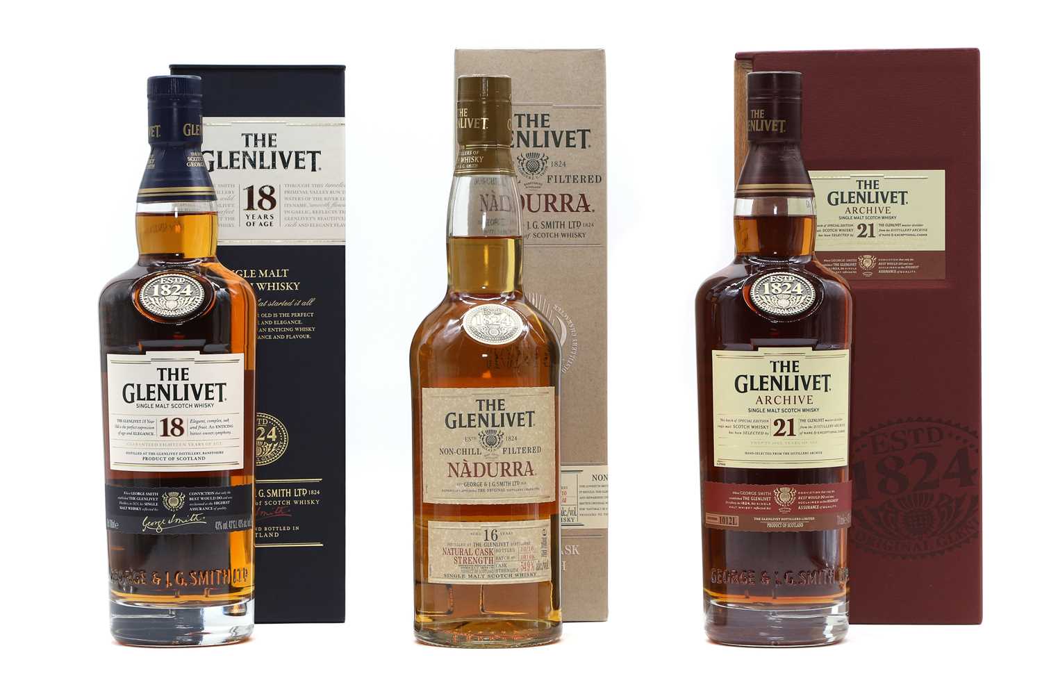 Lot 187 - The Glenlivet  - 21 years old